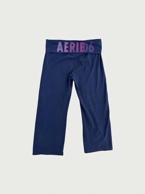 Aerie Fold Down Waist Cropped Yoga Pants